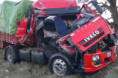 Chocaron dos camiones en la Ruta 14:  sólo daños materiales, no se registraron heridos